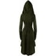 thumbnail image 4 of Vestido gótico de mujer, ropa medieval, disfraz de Halloween, vestido renacentista con capucha para Halloween, carnaval, 4 of 5