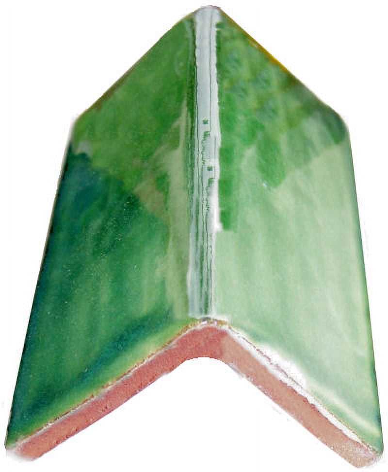 Green Talavera Clay V-Cap, Set of 5 pcs