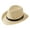 Light Yellow, variant on Summer Sun Hats For Women Men Breathable Panama Straw Cowboy Hat Wide Brim Rolled Edge Sun Casual Beach Outdoor Travel Elegant British Style