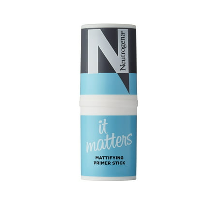 Neutrogena It Matters Mattifying Primer Stick, Non-Greasy and Non-Whitening Primer to Absorb Oil and Eliminate Shine, 0.57