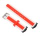 thumbnail image 1 of Correas de reloj de silicona Bling Bling pulsera de repuesto elástica impermeable ajustable para reloj FIT 2 blanco y rojo, 1 of 12