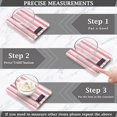 thumbnail image 3 of Digital Kitchen Food Scale Weight Grams Oz for Baking Cooking Coffee 11lb 0.05oz/1g Glass Pink Striped, 3 of 7