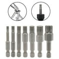 thumbnail image 2 of 50Mm 12 Point Torx Screwdriver Bit 6.35Mm Hex Shank Magnetic M4-M-12 Optional, 2 of 5