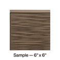 thumbnail image 1 of FASÄDE Ripple Decorative Vinyl Backsplash Panel in Argent Bronze (6X6 Inch Sample, 1 of 5