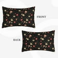 thumbnail image 2 of Susaid Red White Flowers Print Pillowcases Multiple Size, Pillow Cover Super Soft Envelope Closure Standard Pillow Case-14"x20", 2 of 6