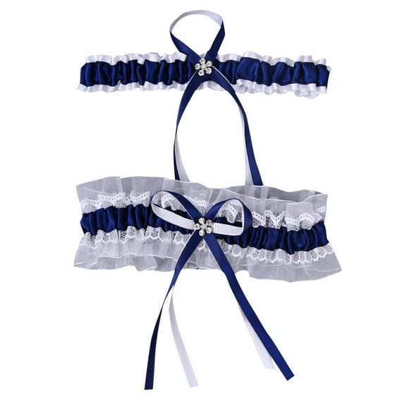 XZNGL Lace Garter Set Wedding Garter Belt Flower Floral Design Garter for Bride