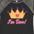 thumbnail image 4 of Inktastic Princess Crown 2nd Birthday I'm Two Girls Toddler T-Shirt, 4 of 5