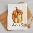 thumbnail image 3 of Washranp Kitchen Towels,Maple Leaves Pumpkin Plaid Fall Letters Print Dish Towels Seasonal Decoration Hand Towels, 3 of 5