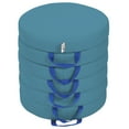 thumbnail image 2 of SoftZone® Round Floor Cushion with Handle 6-Piece - Seafoam, 2 of 2