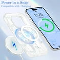 thumbnail image 4 of LUXERAD UEEBAI Magnetic iPhone 14 PLUS Case - Slim Clear Bow Design with MagSafe Compatibility, 4 of 7