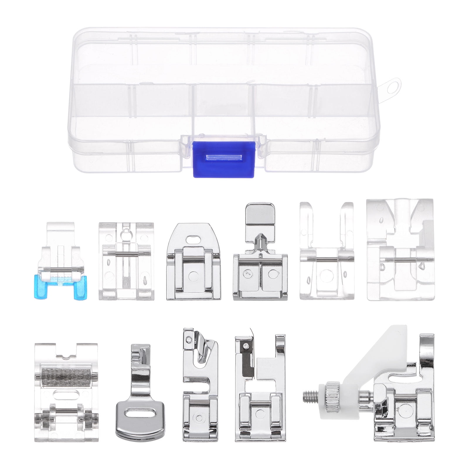 Uxcell Presser Foot Zinc Alloy Feet with Storage Box for Low Shank