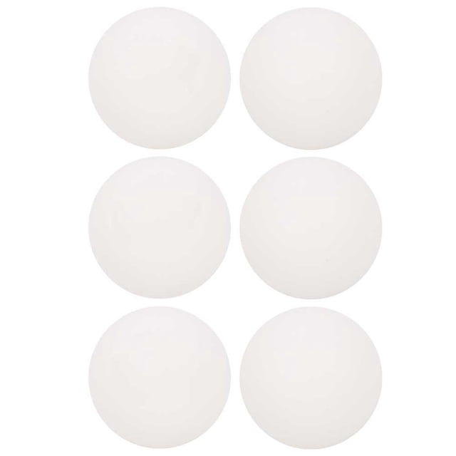 Table Tennis Ball Pong Ball Training Table Tennis Balls Practice Table Tennis Balls Training Pong Ball 6 Pcs Standard Durable ABS Practice Training Exercise Pong Tennis Balls