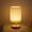 C style, variant on Mother Day Gift Table Lamp, PVC Wooden Desk Light, Fabric Shade Night Light, USB Dimmable Bedside Lamp for Bedroom, Living Room Home Office Decor