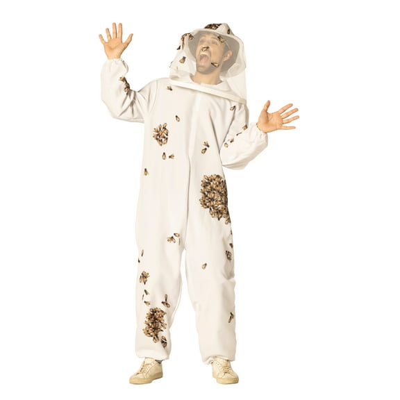 Imposta Costumes Beekeeper Halloween Costume, White, Adult One Size , R1377-OS