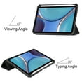 thumbnail image 3 of Dteck Case for Apple iPad mini 6th Generation 8.3" (2021),Slim Leather Case Hybrid Rubber Kickstand Flip Folio Pencil Holder Design Shockproof Cover for iPad mini 6,Big Eyes, 3 of 9