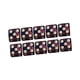 thumbnail image 4 of Paquete de 10 dados de seis caras, juguetes de barra opacos D6 de 16 mm para juegos de mesa de rol y matemáticas. Azul, 4 of 6