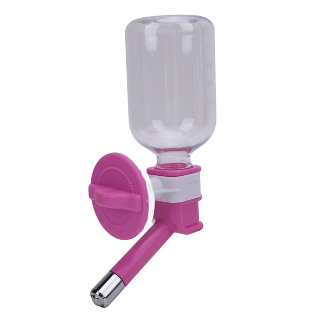 Pet Water Bottle Hanging, 300ML Capacity Space Saving Kennel Drinker Rabbit Kettle Feeder for Cats Dogs and Small Animals