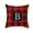 B, variant on SDJMa Red and Black Buffalo Check Plaid Pillow Cover Farmhouse Home Decor Square Letter Monogram Throw Cushion Case for Car Couch Sofa 18 x 18 Inch Linen Pillowcase