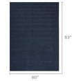 thumbnail image 6 of Mainstays Titan Solid Living Room Area Rug, Navy, 5' x 7', 6 of 7