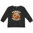 thumbnail image 3 of Inktastic Thanksgiving Football Turkey Day Boys or Girls Long Sleeve Toddler T-Shirt, 3 of 5
