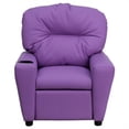 thumbnail image 2 of Bowery Hill Kids Recliner in Lavender with Cup Holder, 2 of 5