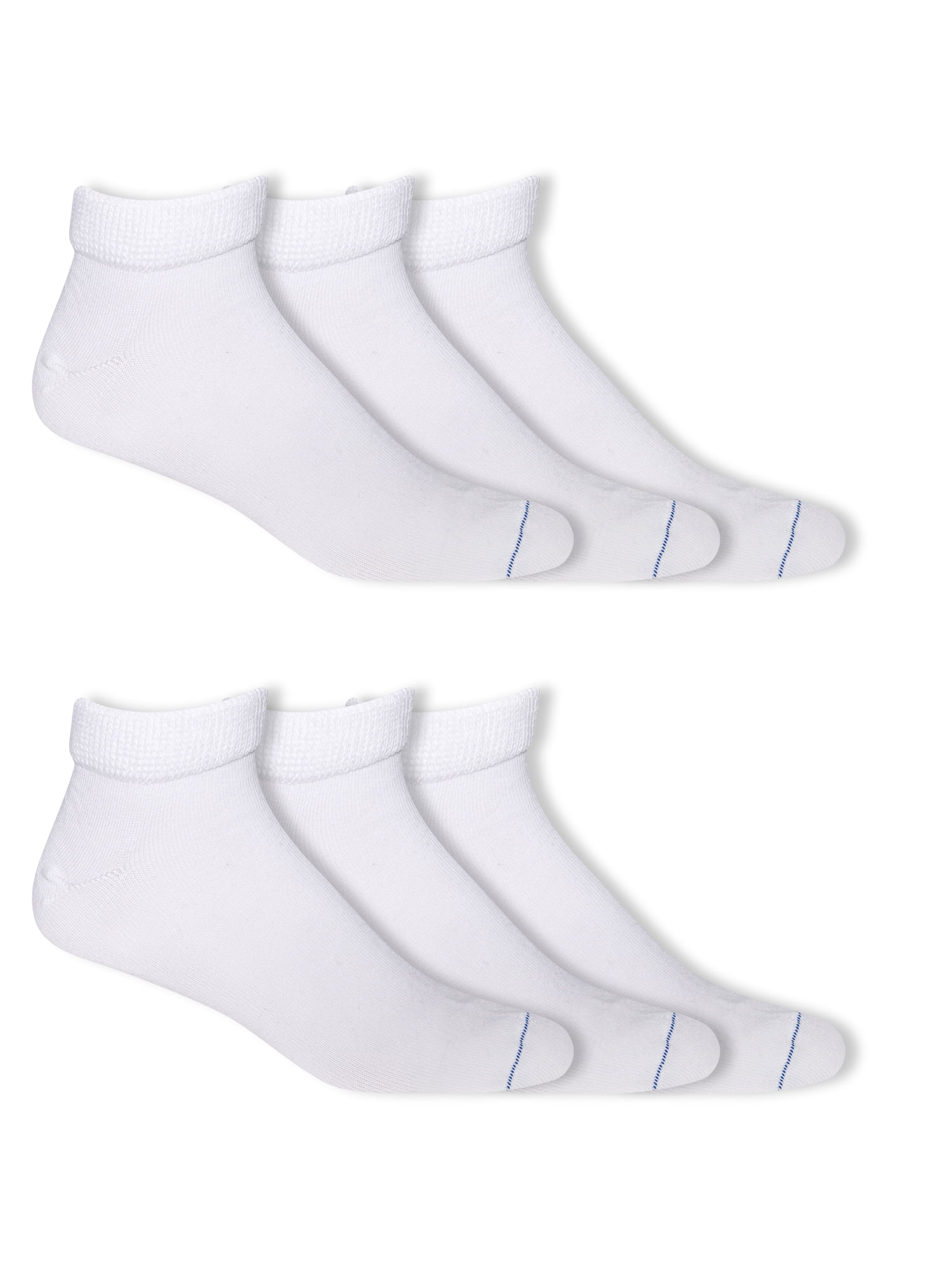 Dr. Scholl's Men's P6 Diabetic Circulatory Lowcut Flat Knit Socks Big & Tall, Size 13-15
