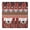 Bohemia (75), variant on Boho chic floral design tablecloth with fitted edges, suitable for square dining tables and outdoor entertainment
