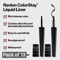 thumbnail image 3 of Revlon ColorStay Liquid Eyeliner, 251-Blackest Black (Pack of 13), 3 of 7