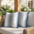 thumbnail image 3 of Pillow Covers 20x20 Set of 2, Navy Blue Grey Square Throw Pillow Covers for Couch/Sofa/Living Room, Gray Farmhouse Modern Rustic Decorative Soft Pillowcases for Couch Throw Pillows with Hidden Zipper, 3 of 9