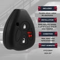 thumbnail image 4 of Key Fob Keyless Entry Remote Cover Protector for 2005-2014 Toyota Vehicles  (HYQ12BBY), 4 of 5