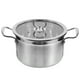 thumbnail image 3 of Sopa de acero inoxidable olla doble stock stock sopa de sopa estable olla de sopa de tapa cocina bote bote, 3 of 5