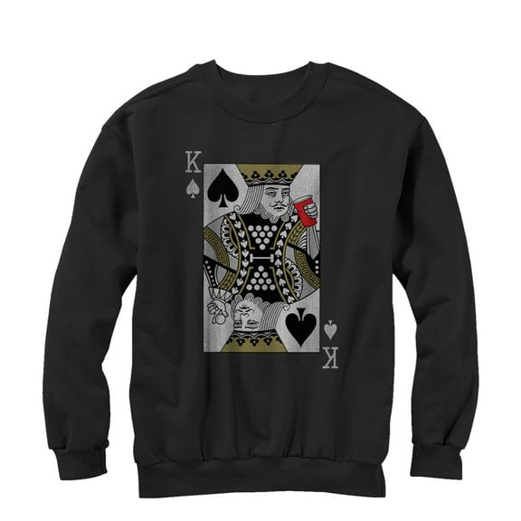 Men's Lost Gods King of Pong  Sweatshirt Black Small