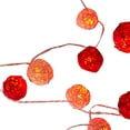 thumbnail image 2 of Guirnalda de luces de bolas de ratán para decoración del hogar para fiestas navideñas 2 m/6,6 pies, 2 of 10