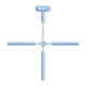 thumbnail image 2 of Palo de yoga multiusos Gimnastas musculares Corrector de postura Danza para embellecer Azul Zulema Yoga, 2 of 7