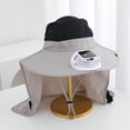 thumbnail image 4 of Womens Sun Hat Solar Fisherman Hat Men'S Full Protection Sun Hat Outdoor Fan Hat Sun Hat, 4 of 7