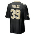 thumbnail image 3 of Men's Nike DaMarcus Fields Black New Orleans Saints Game Player Jersey, 3 of 4
