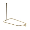 thumbnail image 1 of Kingston Brass CC3152 Shower Ring With Ceiling Support - Polished Brass, 1 of 2
