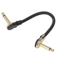 thumbnail image 3 of Guitar Patch Cable, 5.9in Compact High Fidelity Timbre Effect Pedal Cable  For Concert For Guitarist, 3 of 8