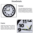 thumbnail image 3 of Small Simple Bedside Student Desk Clock, Battery Operated Travel Office Kitchen, 3 of 5