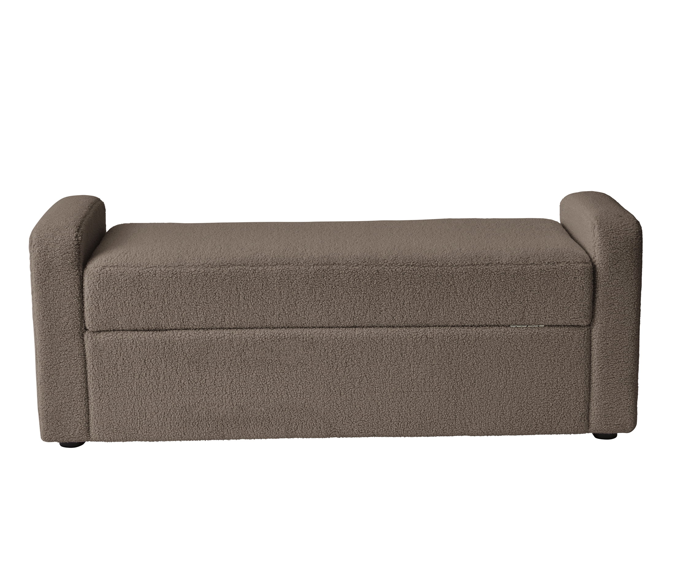 Better Homes & Gardens Springwood 55.12" Storage Bench, Truffle Brown