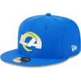 thumbnail image 3 of Men's New Era Royal Los Angeles Rams Camo Undervisor 59FIFTY Fitted Hat, 3 of 6