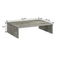 thumbnail image 4 of Pemberly Row Contemporary Wood Small Monitor Riser for TVs up to 23" in Gray, 4 of 5