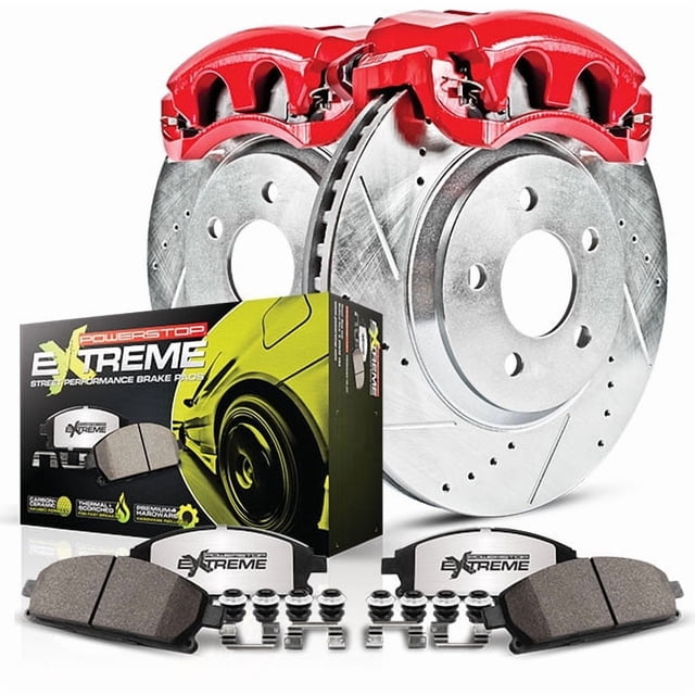 Power Stop K3090 36 Rear Z36 Truck & Tow Brake Kit, Carbon Fiber Ceramic Brake