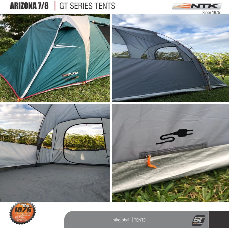 NTK Arizona GT 7 to 8 Person 14 by 8 Foot Sport Camping Tent 100