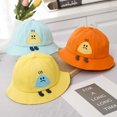 thumbnail image 4 of Odeerbi Bucket Hats for Sun Protection Fishermen Hat for Boys Girls Summer Baby Outdoor Sunshade Sun Hat Basin Hat With Hat Rope Blue, 4 of 4