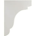 thumbnail image 2 of 5 1/4"W x 8 1/2"D x 11"H Bedford Wood Vintage Decor Bracket, Chalk Dust White, 2 of 6