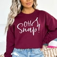 thumbnail image 3 of Oh Snap Thanksgiving Thanksgiving Sweatshirt, Cute Thanksgiving Shirt, Fall Clothing, Thankful Family Shirts, 3 of 5