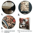 thumbnail image 3 of Designart "Red Modern Bathroom beauty II" Bath & Laundry Wall Decor, 3 of 5