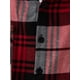 thumbnail image 4 of Blusa de manga larga con capucha para hombre, estilo informal, a cuadros, con botones y capucha, de poliéster, 4 of 8