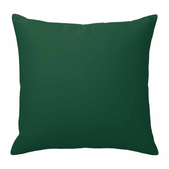 Pillow Covers 18x18 Inch, Pure Olive Green Linen Pillowcase with Invisible Zipper, Simple Solid Color Decorative Throw Pillow Covers Cushion Case for Couch Sofa Bed Living Room